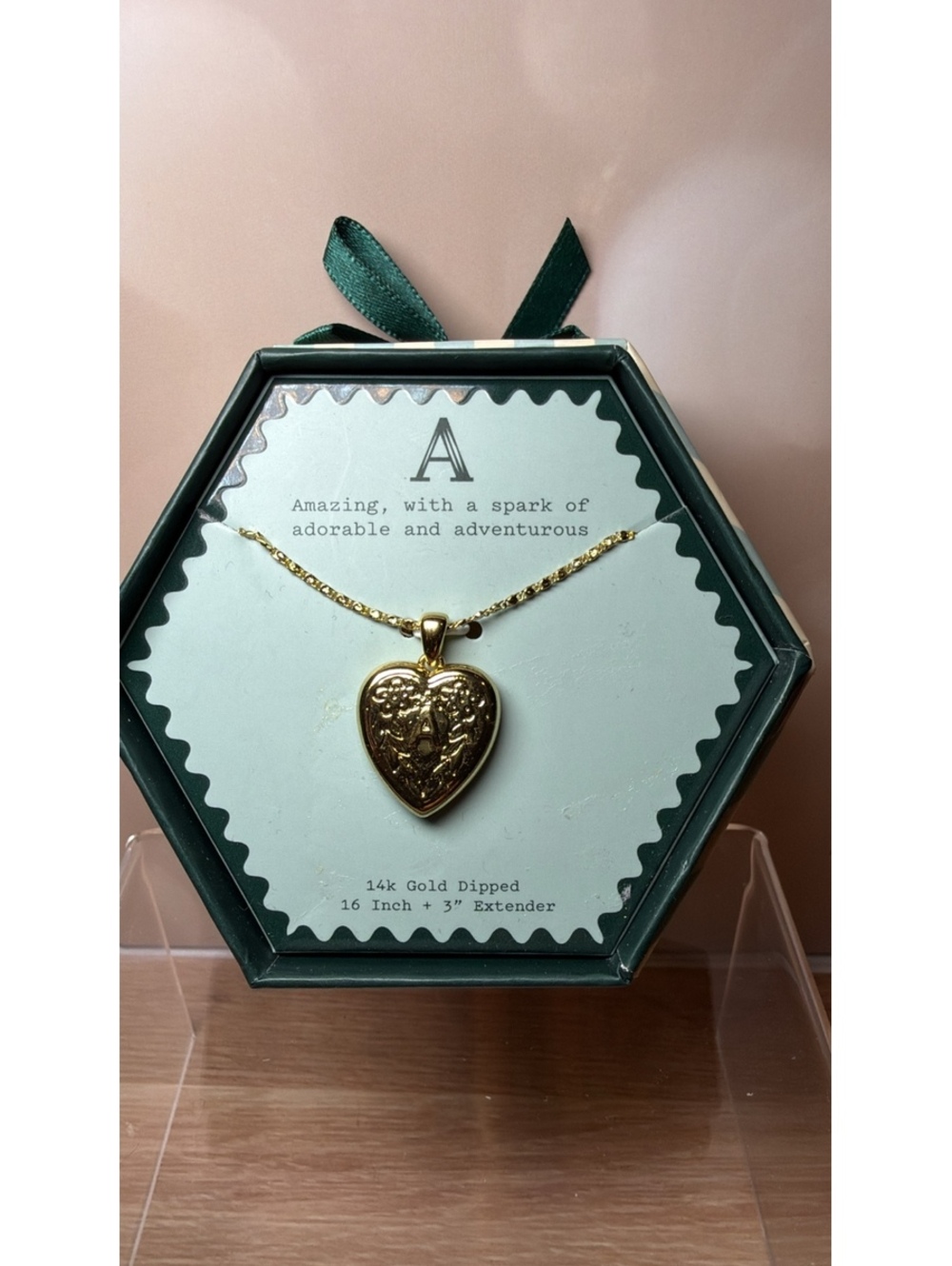 A Initial Heart Necklace | a new day
